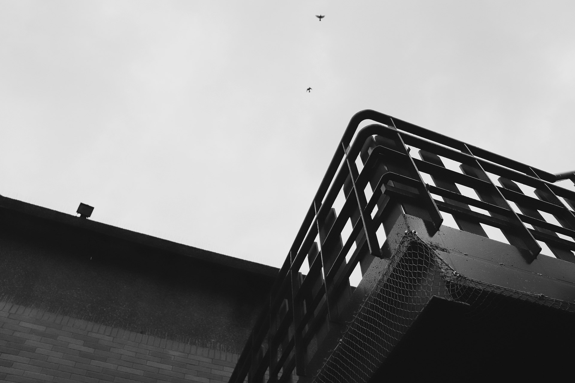 high angle photography